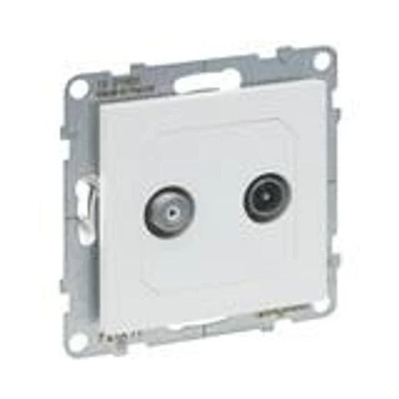Suno TV-R-SAT 2-kimenet végzáró süllyesztett 1.5dB/860MHz fehér 2dB/2150MHz LEGRAND