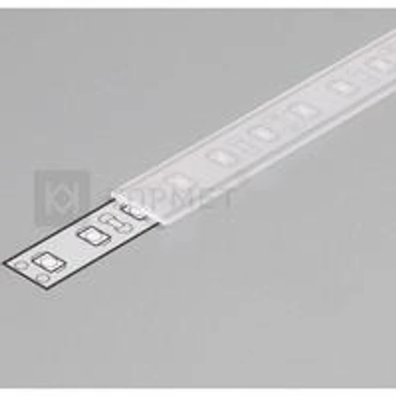 Led szalaghoz alu profil Slim 8mm fedél víztiszta 2m/szál (