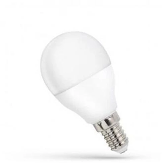 LED izzó E14 8W 230V WW 620lmkisgömb (WOJ14215)
