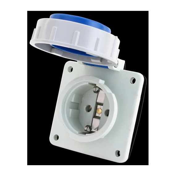 Dugalj beépíthető 2P+F 16A IP67  (TICS-105S67)
