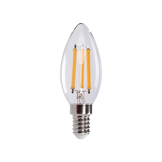 XLEDIM LED izzó C35E14 5,9W-WW fényerőszab. filament (35278)