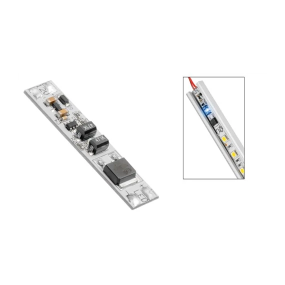 Érintés nélküli kapcsoló LED profilba építhető max60W, csak ki-be kapcs.! (GTV-AE-WLPR-60)