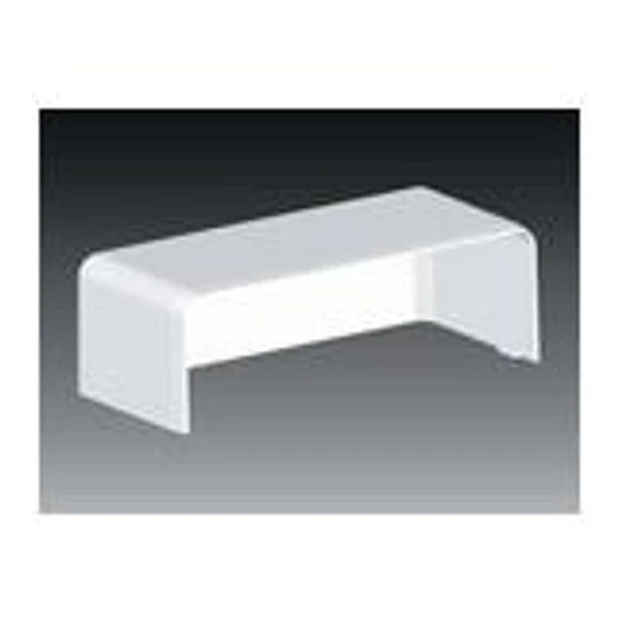 Parapetcsatorna végzáró 120X40-hez szimmetrikus 120mmx40mm műanyag fényesfehér EKD KOPOS (8581HB)
