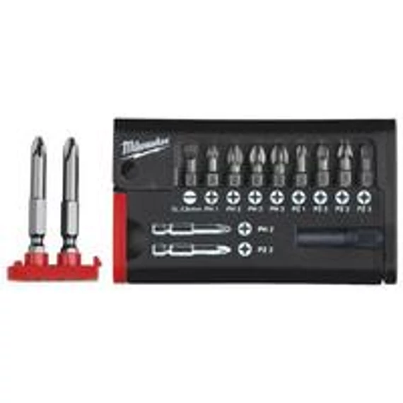 Milwaukee 12db-os kompakt csavarozó bitkészlet - narancssárga (4932399513)