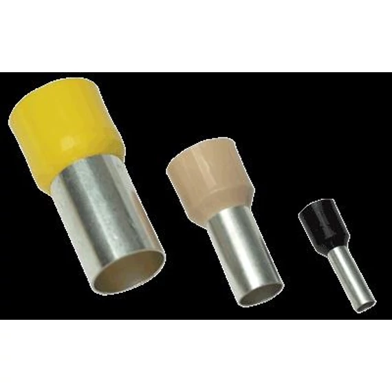 Szigetelt érvéghüvely  4mm2 L=25,5mm (E121)