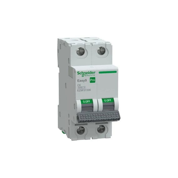 EASY9 PRO Kismegszakító 2C  6A 6kA Schneider (EZ9F57206)