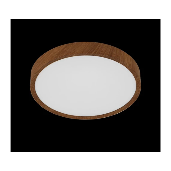 Mennyezeti LED lámpa 14,6W 3000K 1600lm 34cm fa/fehér Musurita (98601)