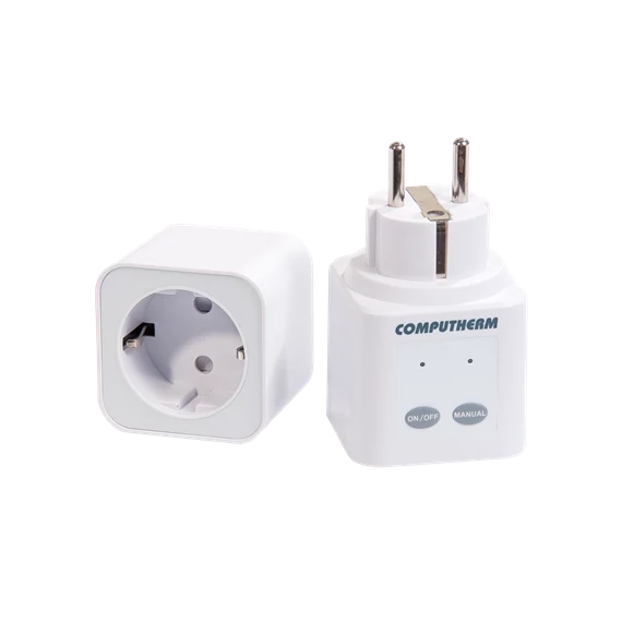 Rádiófrekvenciás termosztáttal vezérelhető dugalj Comutherm (Q1RX)