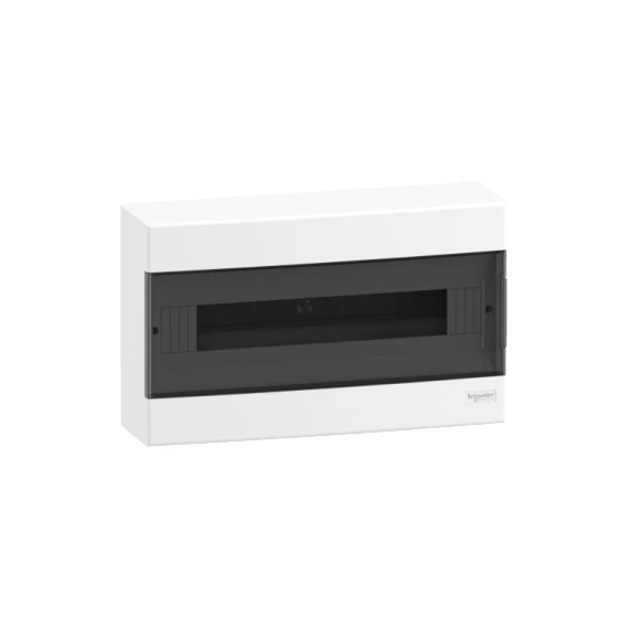 EASY9 elosztó fk. 18 modul füst színű ajtó IP40 PE/N sínnel (EZ9EUC118)