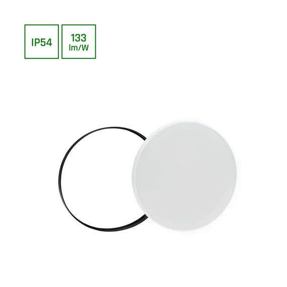 LED panel kör IP54 40W 4000K NW 5300Lm NYMPHEA fek/fehér (SLI031037NW) 