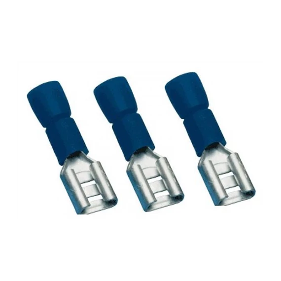 Szigetelt csúszósaru hüvely 2,5mm2 6,3x0,8mm (KCSH6)