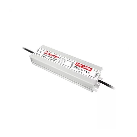 LED tápegység 200W 24V IP67 Scharfer (SCH-200-24)