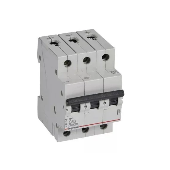 Kismegszakító RX3 3P 63A C 6kA 400V (419241)