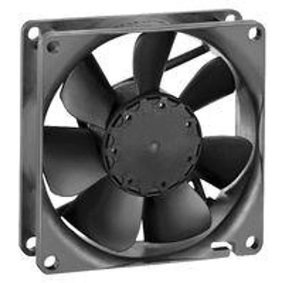 Ventilátor 80x80x25mm szekr.12V (55011/PetitAce)