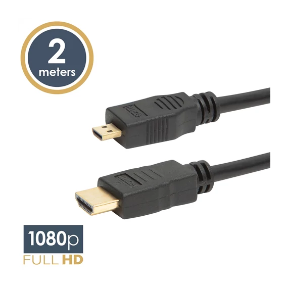 HDMI-microHDMI kábel 2m (20317)