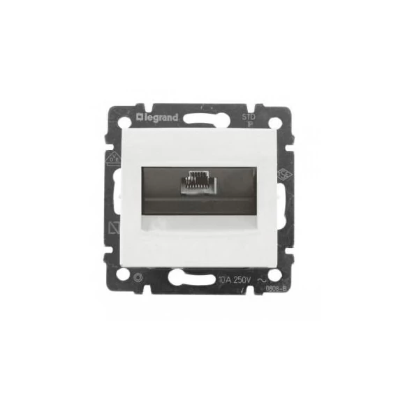 Valena 1xRJ45 Cat.5e UTP aljzat fehér csavaros (774238)