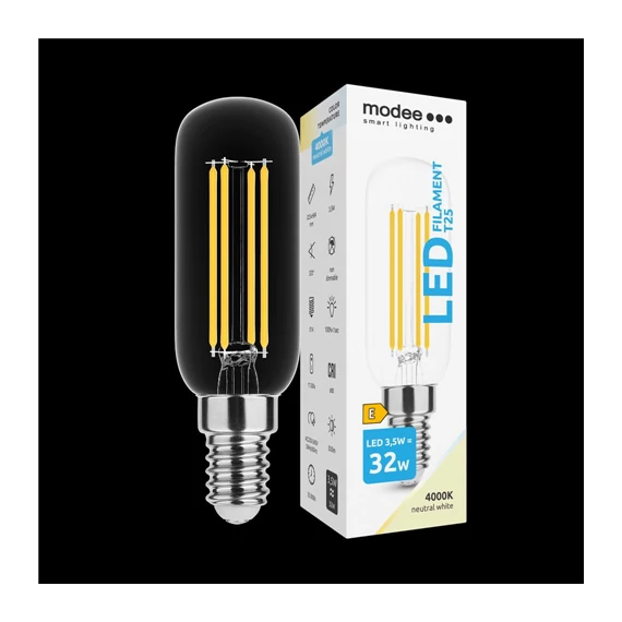 LED izzó Filament Modee LED T25 3,5W E14 360° 4000K (350 lumen)