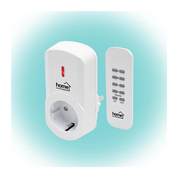 Távirányítható hálózati aljzat 1000W +távirányító  (TH1011)