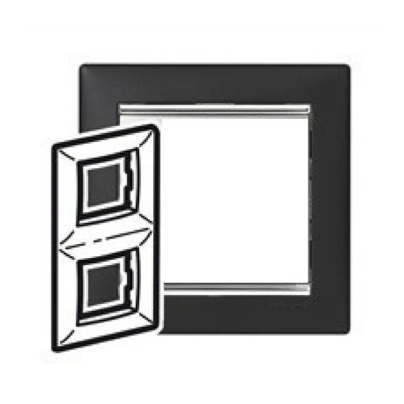 Valena 2-es keret függ. Aluminium/ezüst (770356)