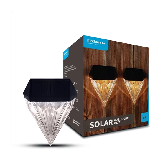 Modee Lighting LED Fali Szolár Lámpa WS127 (2db/doboz) (ML-WS127)
