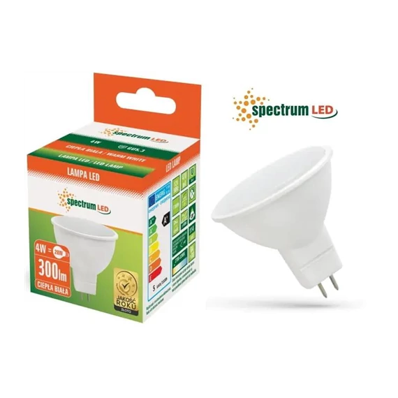 Led izzó 4W GU5,3 WW 340lm