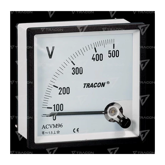 Voltmérő AC 48x48mm 450V (ACVM48-450) 
