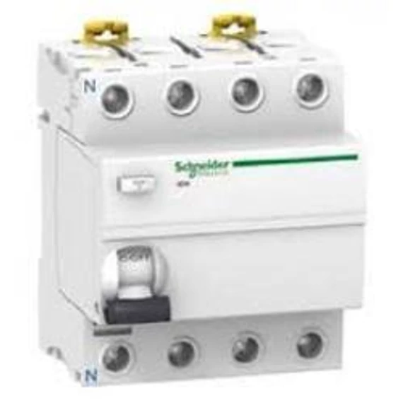 Fi-relé R9 4P 25A 30mA; AC-típus Schneider (R9R11425) 