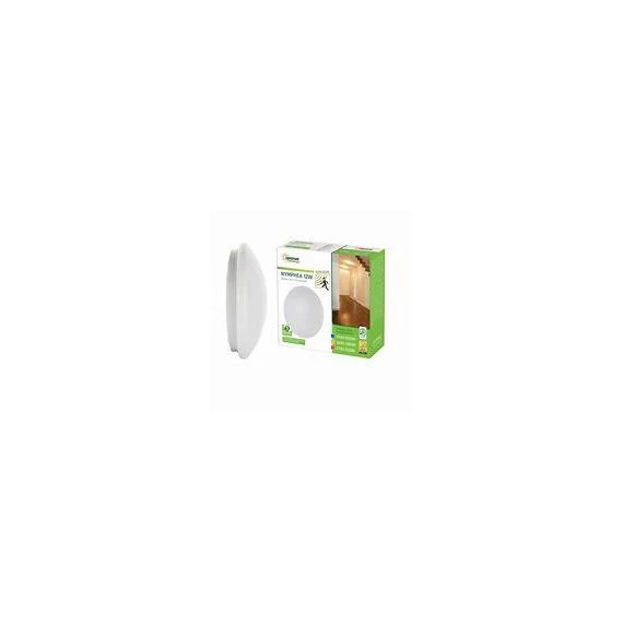 LED panel kör IP54 40W 4000K NW 5300Lm mozgásérzékelővel NYMPHEA fek/fehér (SLI031037NW/CZUJNIK) 