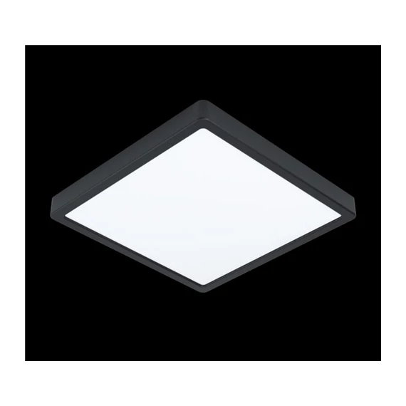 LED fk. lámpa 20W 28,5x28,5cm 4000K 2500lm fekete Fueva5 (99257)