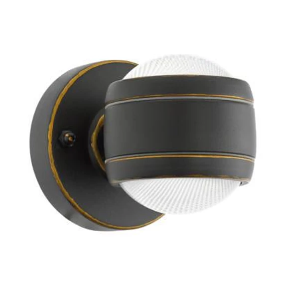 Kültéri LED fali 2x3,7W barna  IP44 Sesimba