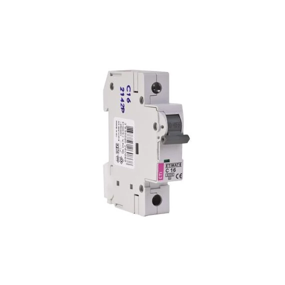 ETI kismegszakító 1P 16A C 6kA (2141516)