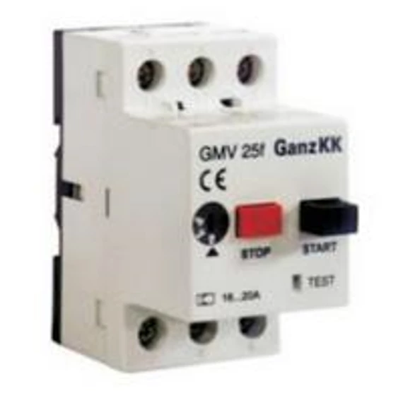 Motorvédő kapcs. 3P 10-16A 4kA csavaros GANZ GMV25F (400-2000-011)