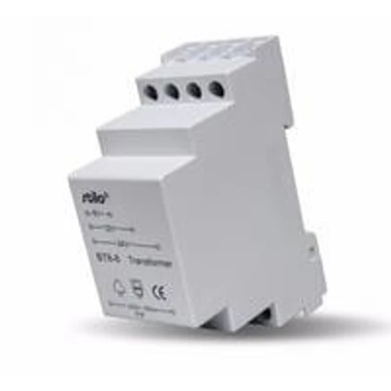 Csengő transzformátor sínre biztonsági 12-12-24V AC/8VA Stilo STI398