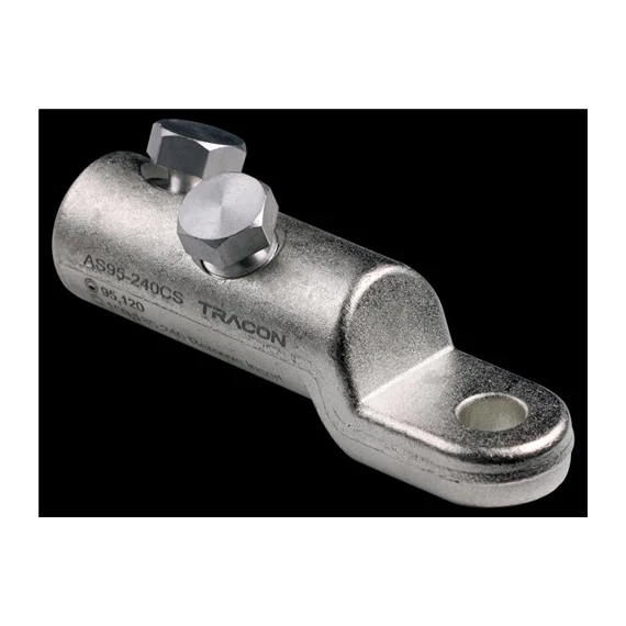 Szemes csősaru szakadófejes csavaros alumínium 95-240mm2, 2xM19 (AS95-240CS)