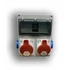 Ipari kombi 2x230V+2x5p32A (2x230V oldalt)+ablak(4-8mod) (EG2-5Ü-1)