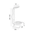 LED növénynevelő lámpa LED VERDI V2 5W 1300K Kobi Design fekete KOBI-004017
